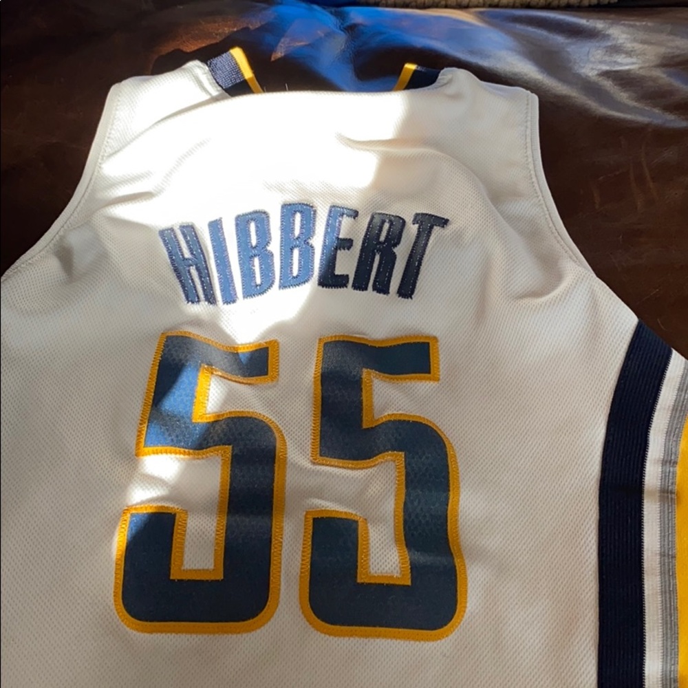 Boys youth small Pacers stitched jersey